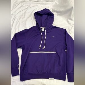 Purple Nike Front Zipper Hoodie